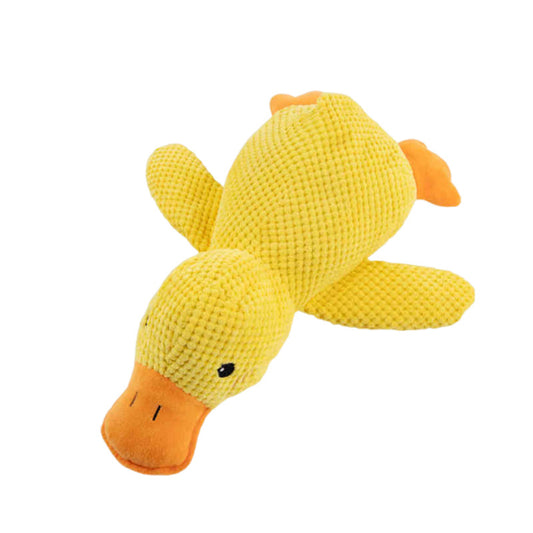 Dog Toy Plush Molars Sound Relief Artifact Golden Fur Pet Corgi Pet Supplies Cat Charge Duck
