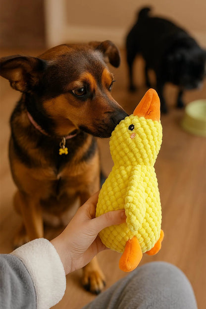 Interactive Duck Plush Toy for Dogs